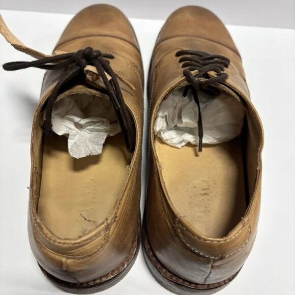 Bedstu Men’s Bessie, Tan Rustic Oxford Dress Shoes, Size 9.5 M main image 7